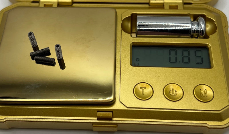 M3x10mm Titanium Droop Shock Hex Screws