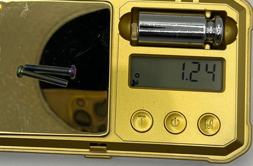 M3x20mm Oil Slick Titanium Up Stop Battery Hold Screw